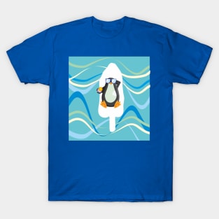 Wintery summer and penguin T-Shirt